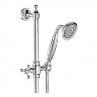 Premium Chrome Sliding Rail Shower Set